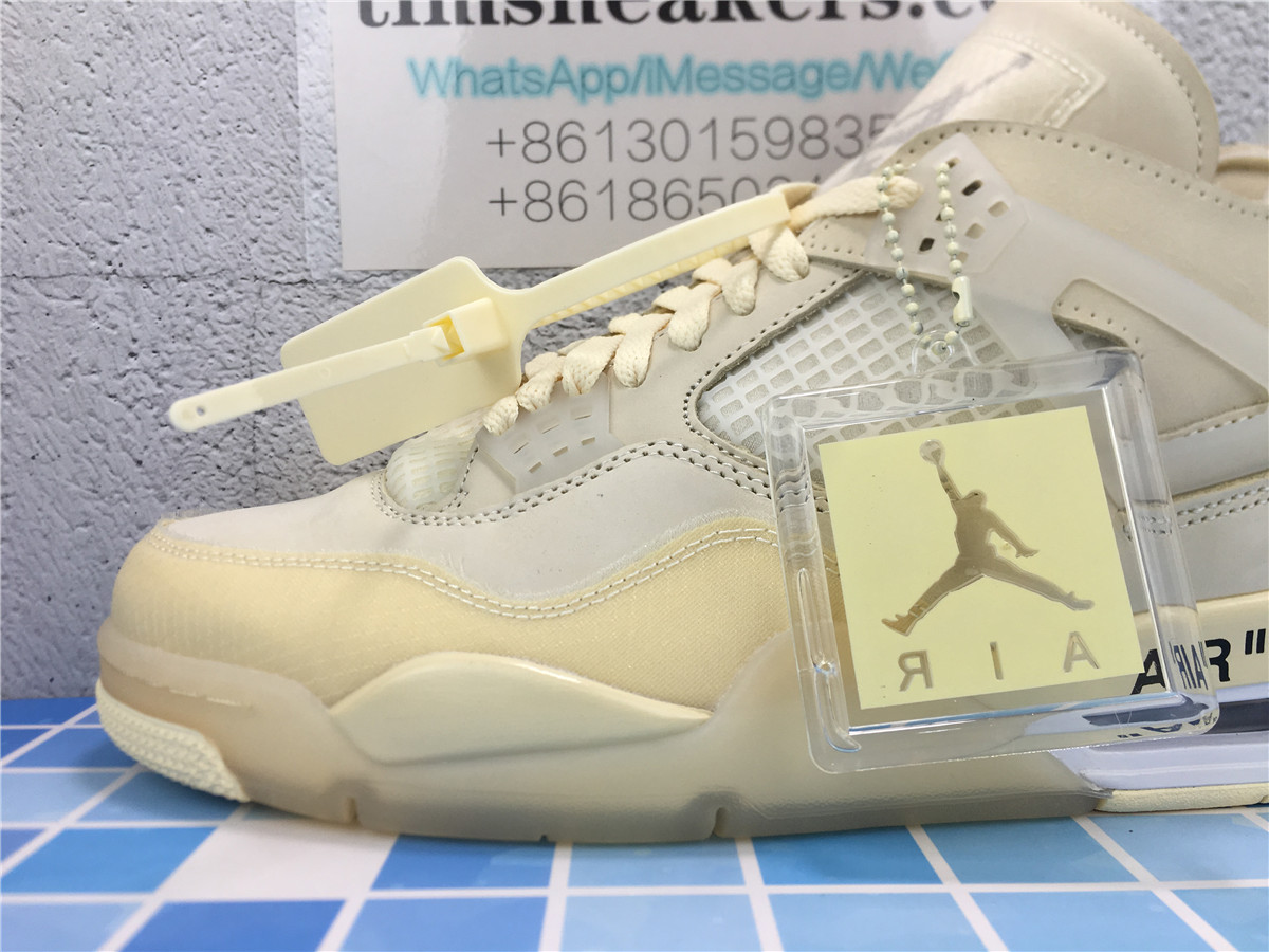 GX batch Off-White x Wmns Air Jordan 4 SP Sail CV9388-100